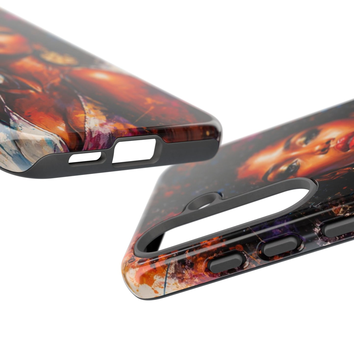 Afrocentric Art Phone Case — Bold Portrait Tough Case