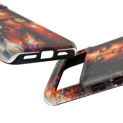 Afrocentric Art Phone Case — Bold Portrait Tough Case