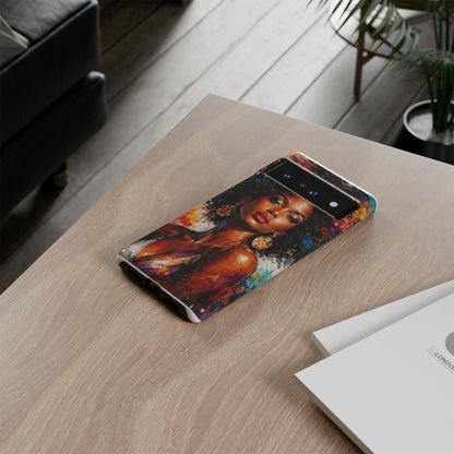 Afrocentric Art Phone Case — Bold Portrait Tough Case