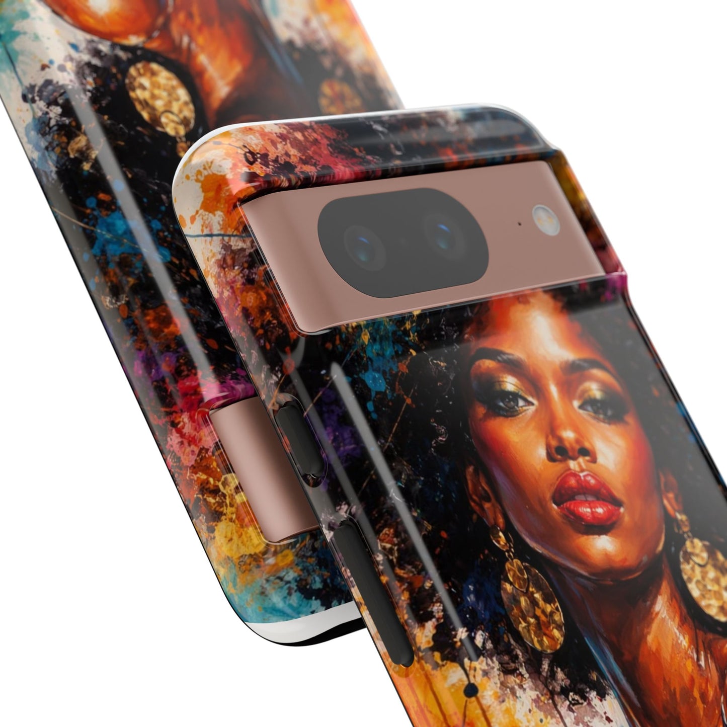 Afrocentric Art Phone Case — Bold Portrait Tough Case