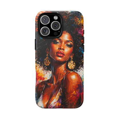 Afrocentric Art Phone Case — Bold Portrait Tough Case