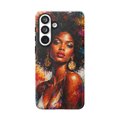 Afrocentric Art Phone Case — Bold Portrait Tough Case