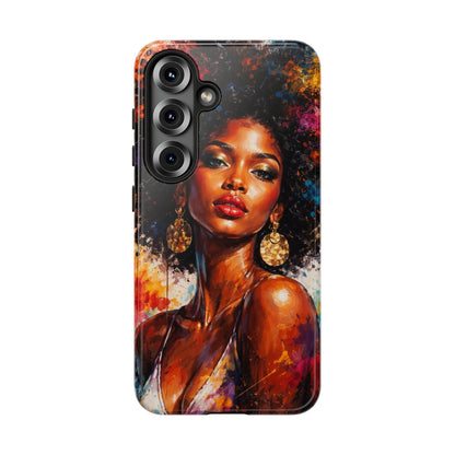 Afrocentric Art Phone Case — Bold Portrait Tough Case