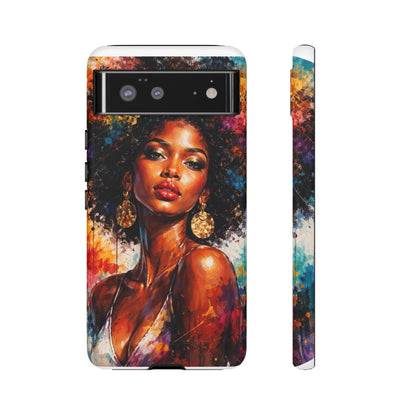 Afrocentric Art Phone Case — Bold Portrait Tough Case
