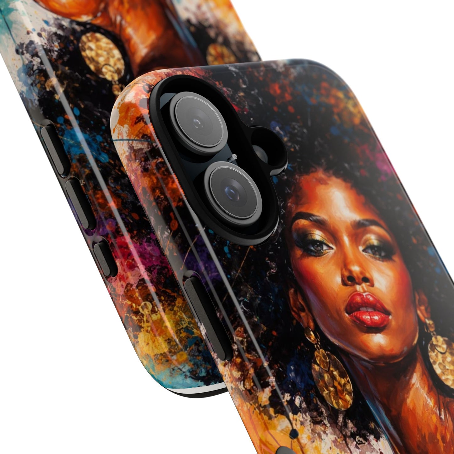 Afrocentric Art Phone Case — Bold Portrait Tough Case