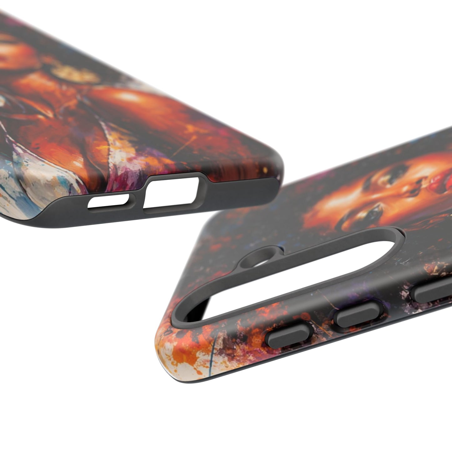 Afrocentric Art Phone Case — Bold Portrait Tough Case