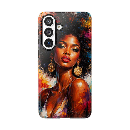 Afrocentric Art Phone Case — Bold Portrait Tough Case