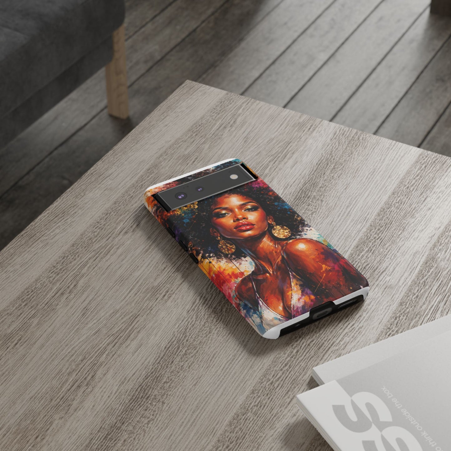 Afrocentric Art Phone Case — Bold Portrait Tough Case
