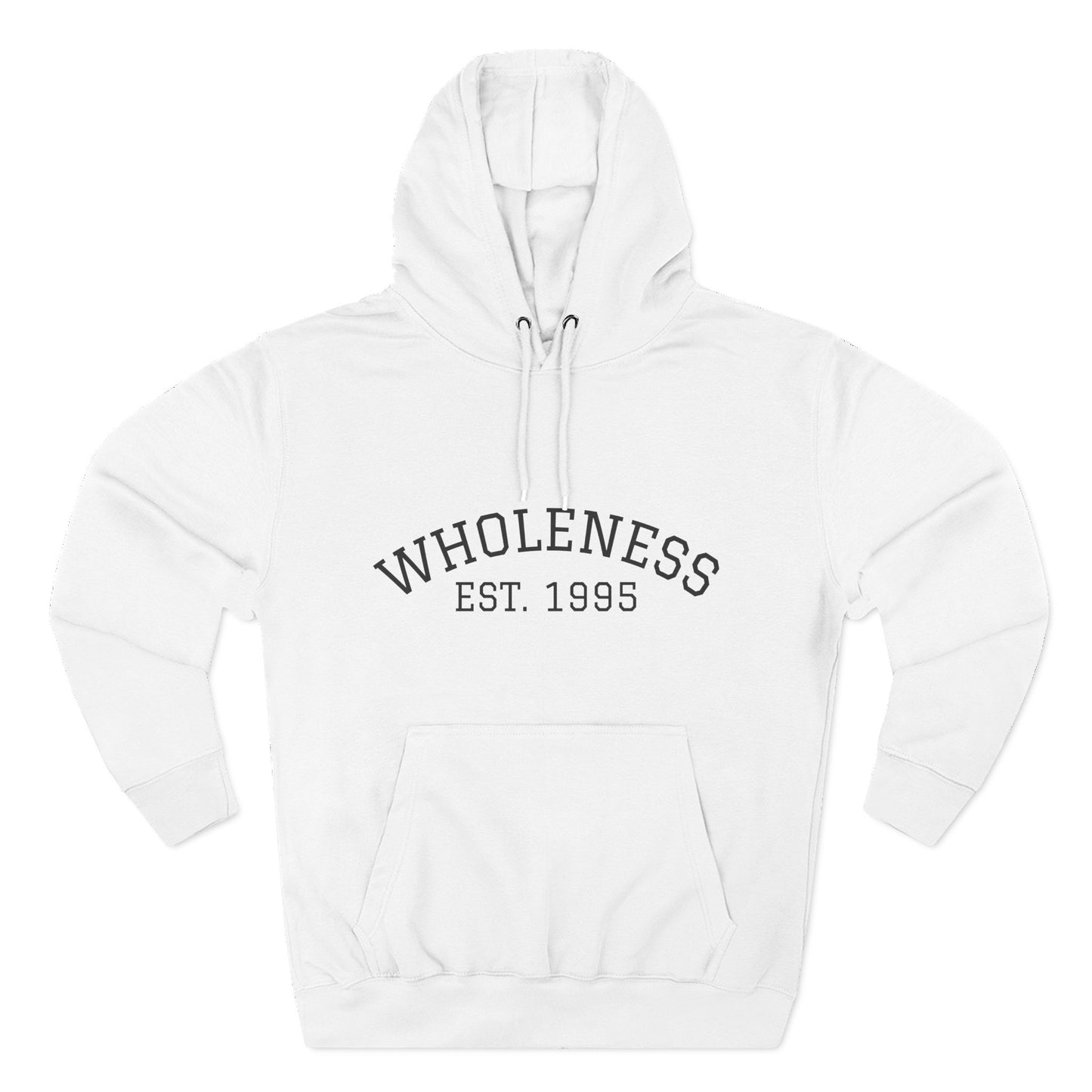 Three-Panel Fleece Hoodie