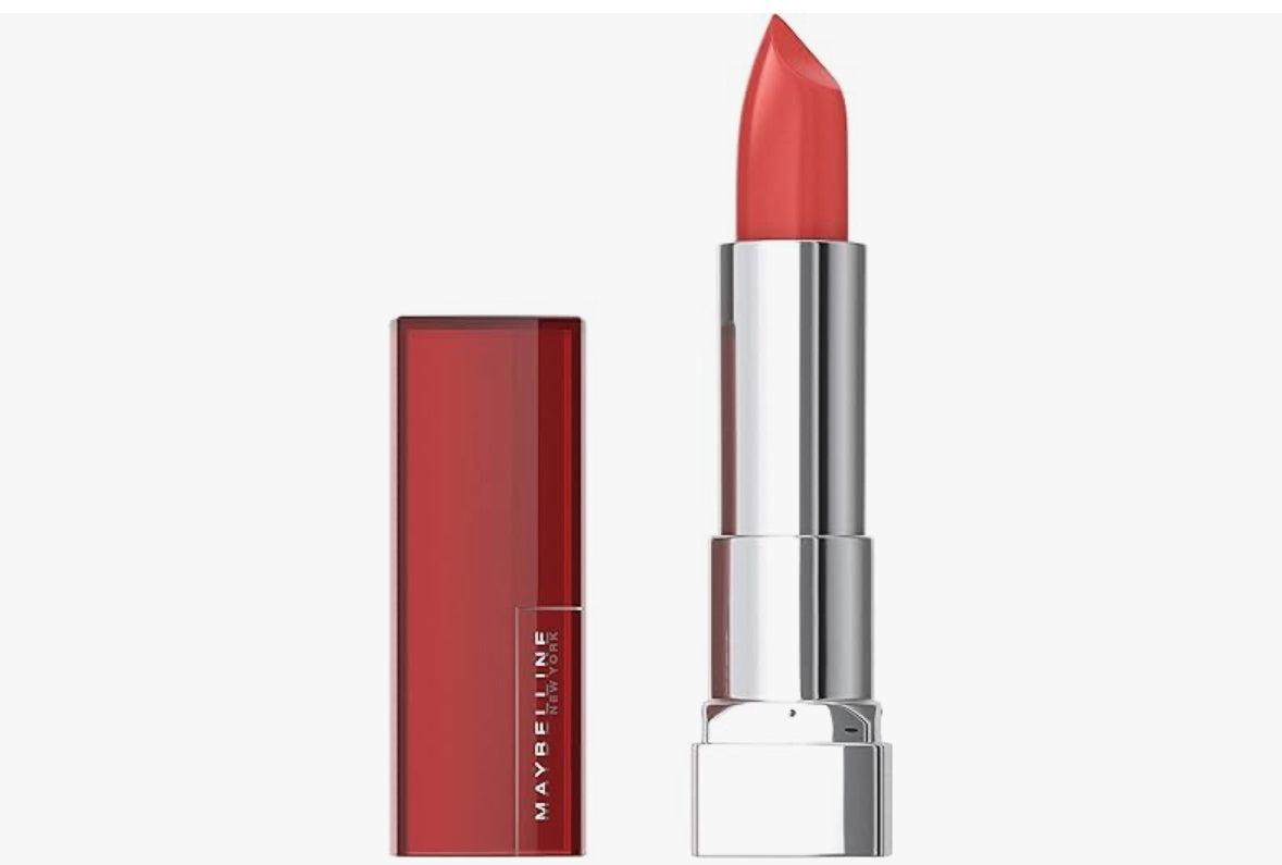 Maybelline New York Color Sensational Lipstick, Lip Makeup, Cream Finish, Hydrating Lipstick, Nude, Pink