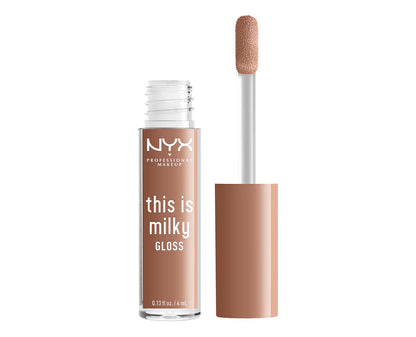 Milky Gloss Lip Gloss, 12 Hour Hydration - Cookies & Milk 0.13 oz