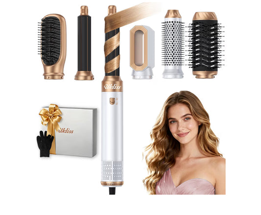 Hair Dryer Brush 6 in 1, Hot Air Brush & Styler