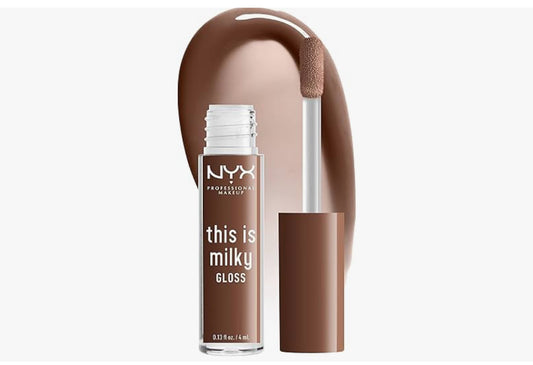 Milky Gloss Lip Gloss, 12 Hour Hydration - Cookies & Milk